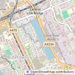 Map of Cardiff