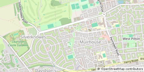 Map of Edinburgh, City of Edinburgh