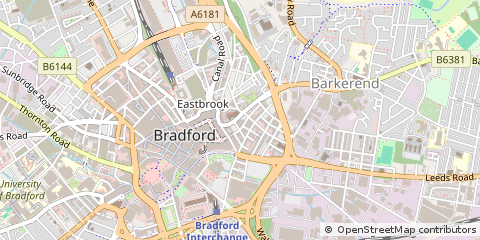Map of Bradford
