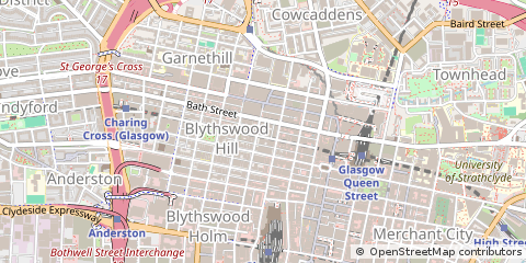 Map of Glasgow