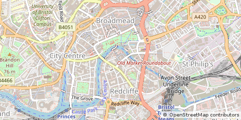 Map of Bristol