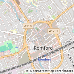 Map of Romford
