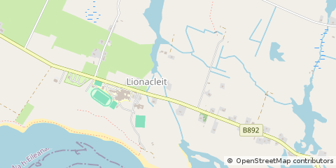 Map of Isle of Benbecula