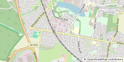 Map of Newcastle Upon Tyne