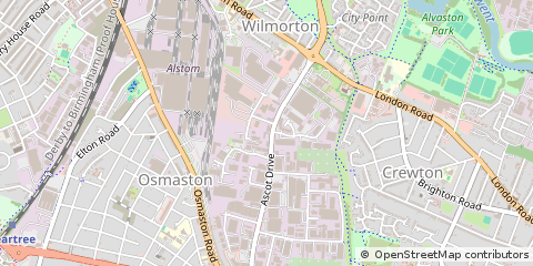 Map of Derby, Derbyshire