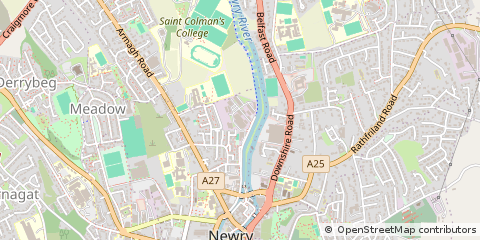 Map of Newry, CO. Down