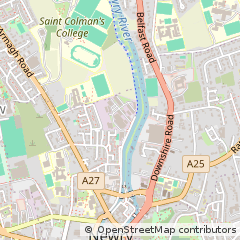 Map of Newry, CO. Down