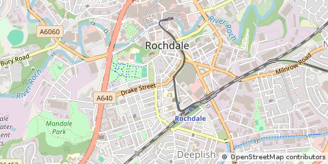 Map of Rochdale
