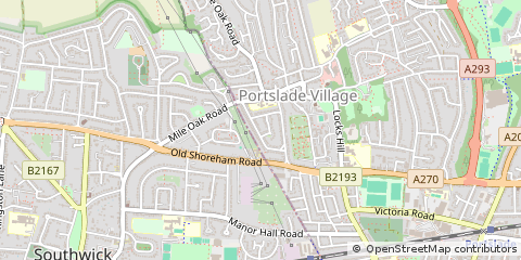 Map of Brighton, East Sussex