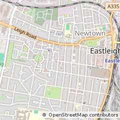 Map of Eastleigh, Hampshire