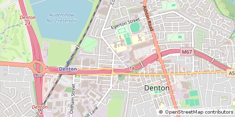 Map of Manchester, Greater Manchester