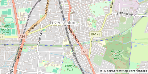Map of Manchester