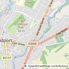 Map of Bridport, Dorset