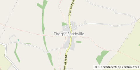 Map of Melton Mowbray, Leicestershire