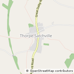 Map of Melton Mowbray, Leicestershire