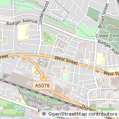 Map of Crewe
