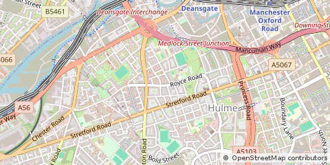 Map of Manchester
