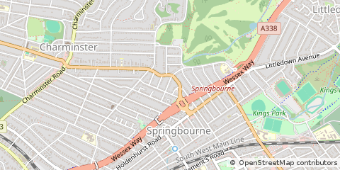 Map of Bournemouth