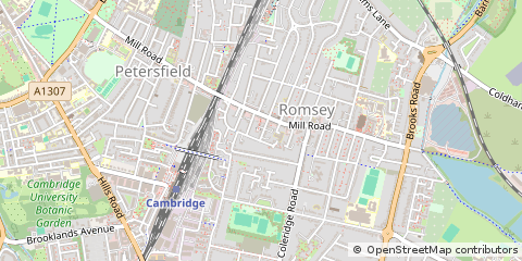 Map of Cambridge