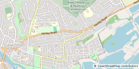Map of Reading, Berkshire
