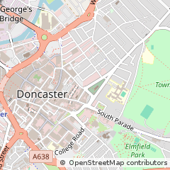 Map of Doncaster, South Yorkshire