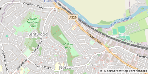 Map of Reading