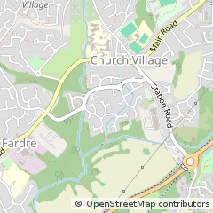 Map of Pontypridd
