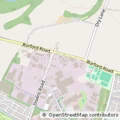 Map of Witney, Oxfordshire