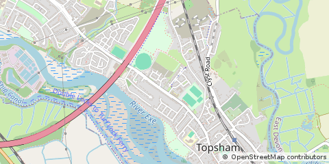 Map of Exeter