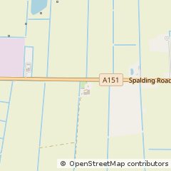 Map of Bourne, Lincolnshire