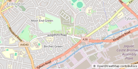 Map of Birmingham