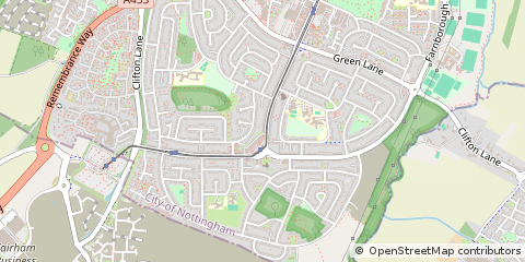 Map of Nottingham