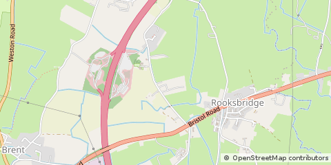 Map of Axbridge, Somerset