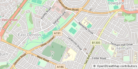 Map of Newcastle Upon Tyne