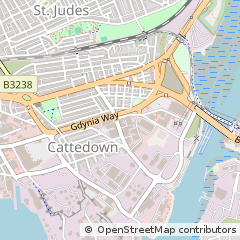 Map of Plymouth, Devon