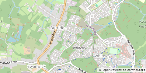 Map of Fareham, Hampshire