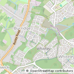 Map of Fareham, Hampshire