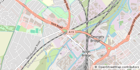 Map of South Yorkshire