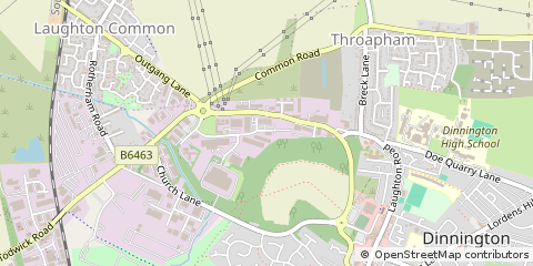 Map of Sheffield, South Yorkshire