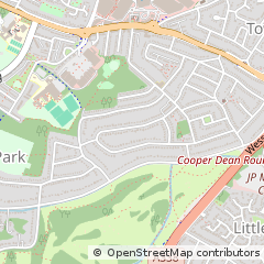 Map of Bournemouth, Dorset