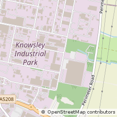 Map of Liverpool, Merseyside