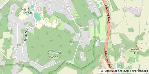 Map of Caterham