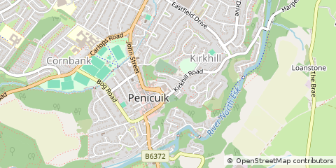 Map of Penicuik