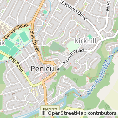 Map of Penicuik