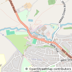 Map of Leek, Staffordshire