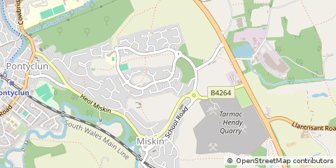 Map of Pontyclun