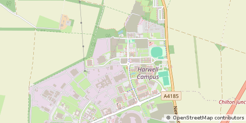 Map of Harwell Oxford