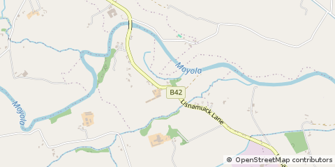 Map of Magherafelt, County Londonderry