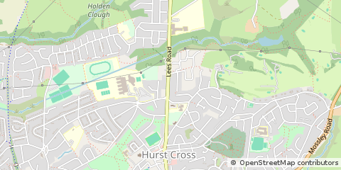 Map of Ashton-Under-Lyne, Lancashire