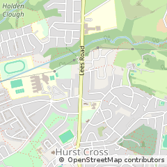 Map of Ashton-Under-Lyne, Lancashire